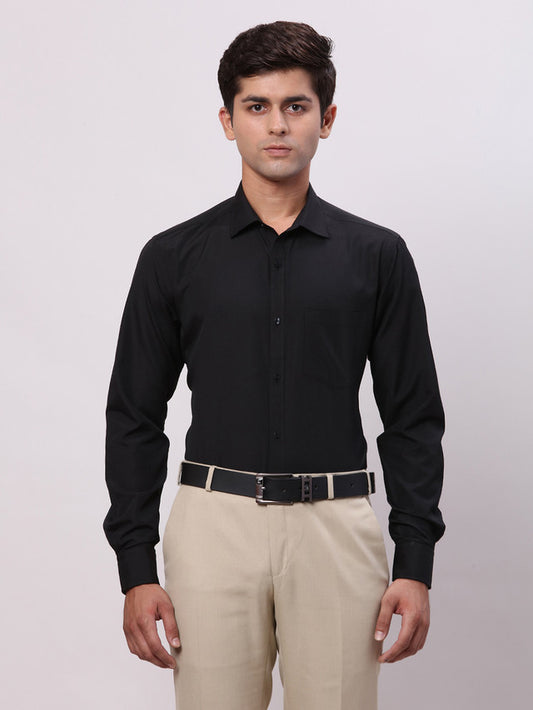 Park Avenue Black Formal Shirt