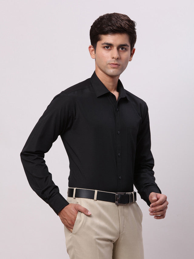 Park Avenue Black Formal Shirt