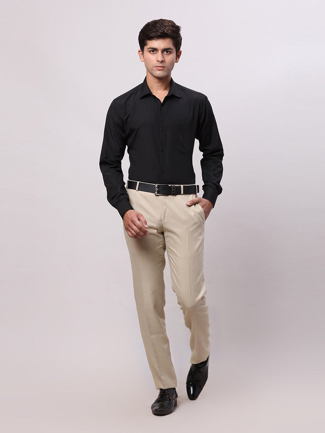 Park Avenue Black Formal Shirt