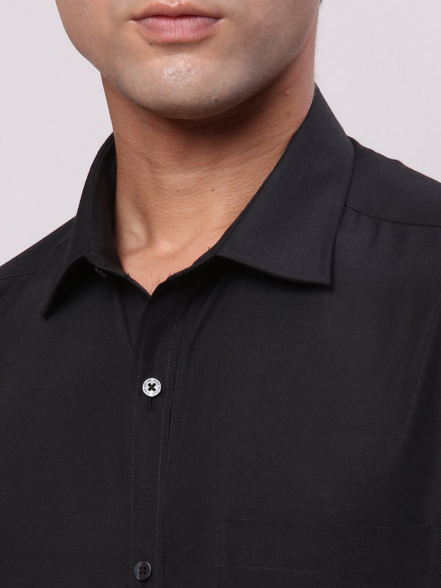 Park Avenue Black Formal Shirt