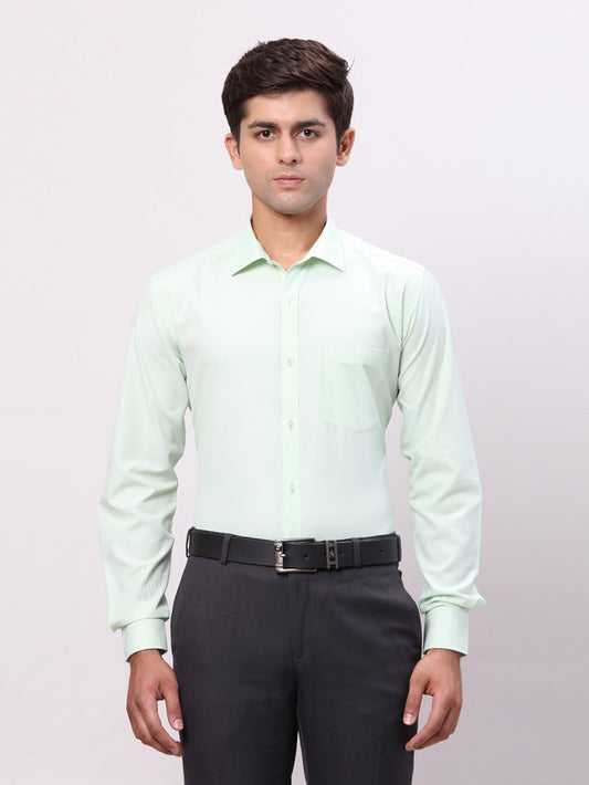 Park Avenue Green Formal Shirt