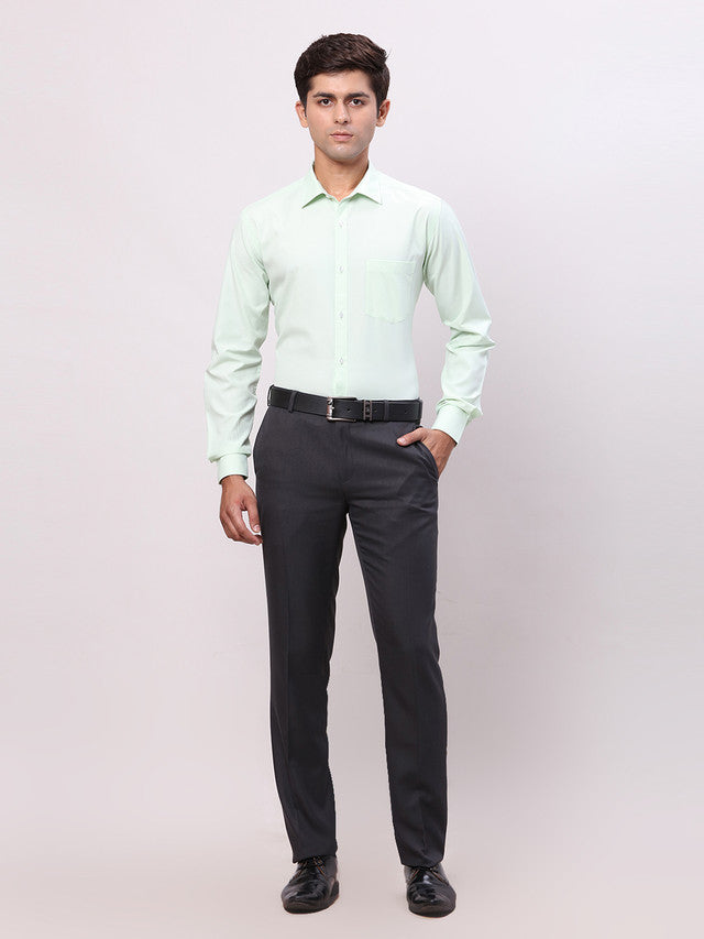 Park Avenue Green Formal Shirt