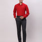 Park Avenue Red Formal Shirt