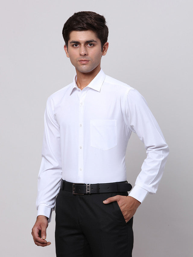 Park Avenue White Formal Shirt