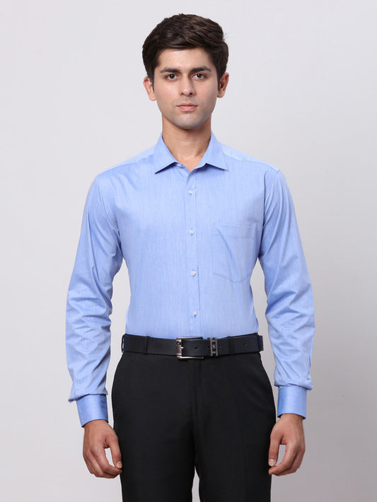 Park Avenue Blue Formal Shirt