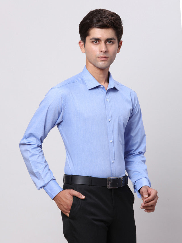 Park Avenue Blue Formal Shirt