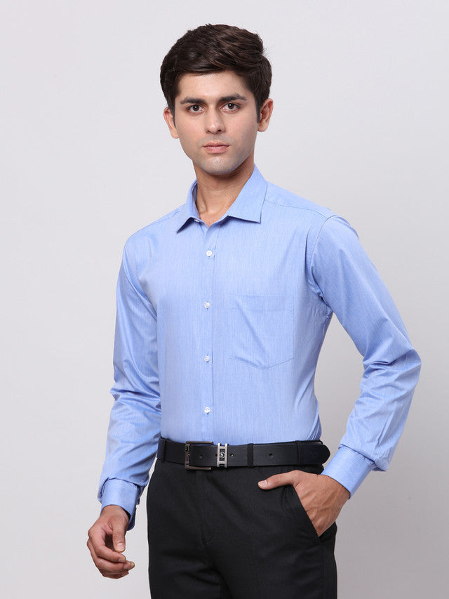 Park Avenue Blue Formal Shirt