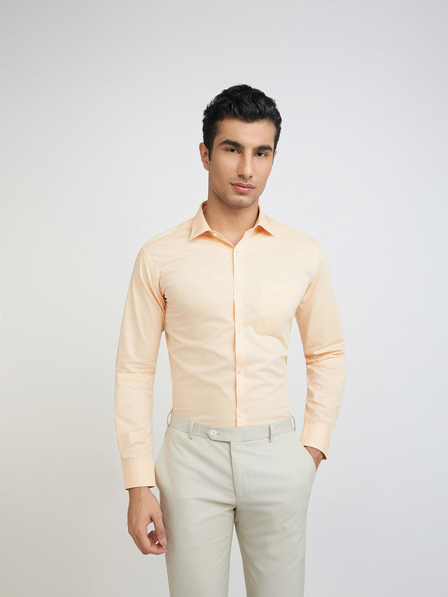 Park Avenue Orange Formal Shirt