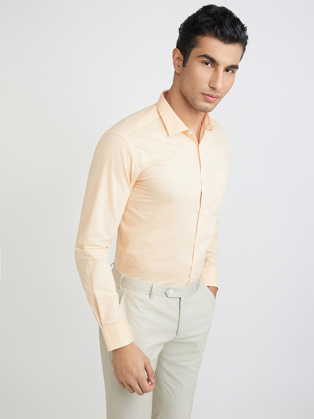 Park Avenue Orange Formal Shirt