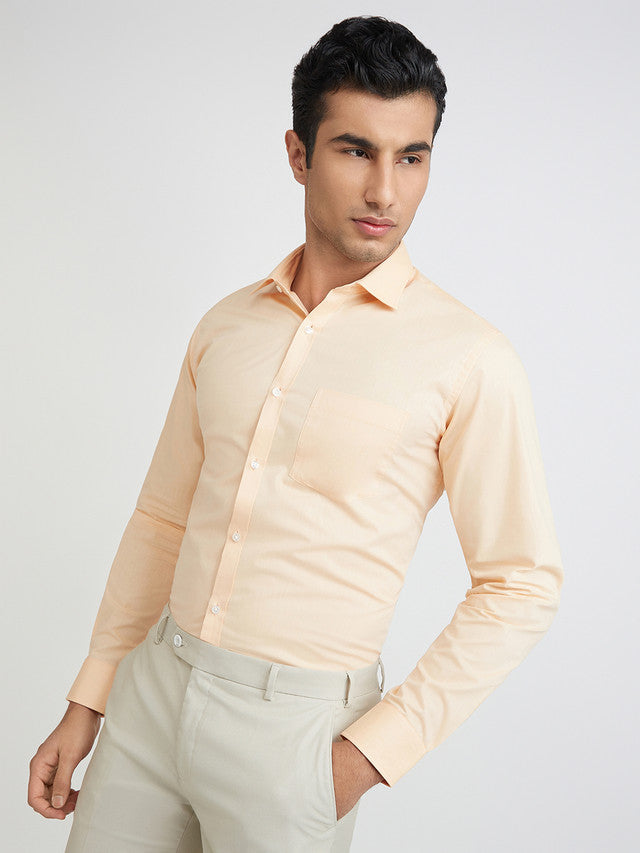 Park Avenue Orange Formal Shirt