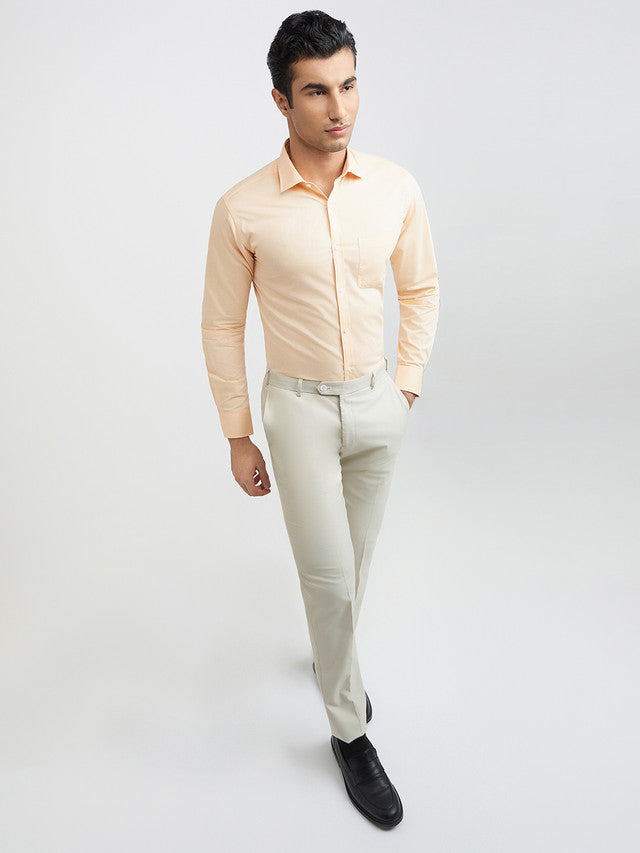 Park Avenue Orange Formal Shirt