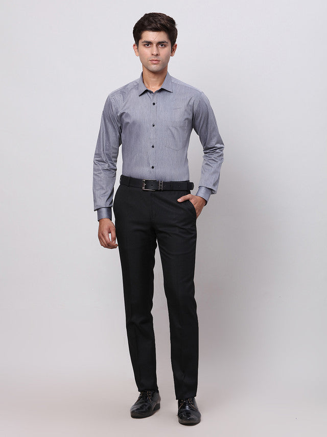 Park Avenue Black Formal Shirt