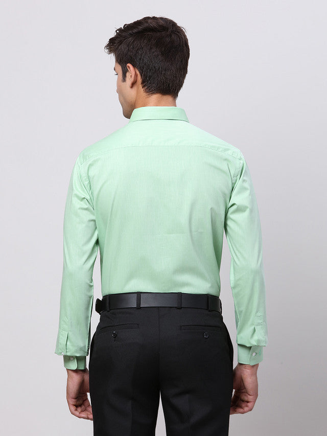 Park Avenue Green Formal Shirt