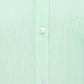 Park Avenue Green Solid Slim Fit Cotton Blend Formal Shirt