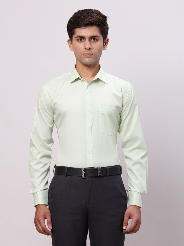 Park Avenue Green Formal Shirt