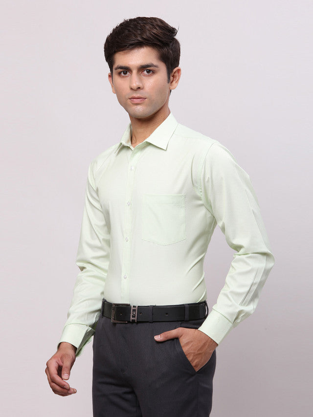 Park Avenue Green Formal Shirt