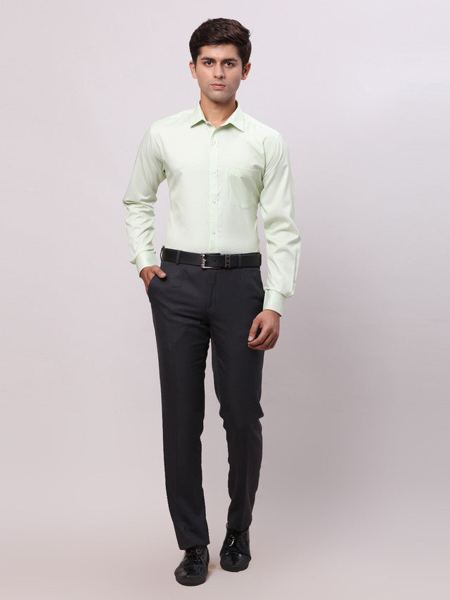 Park Avenue Green Formal Shirt