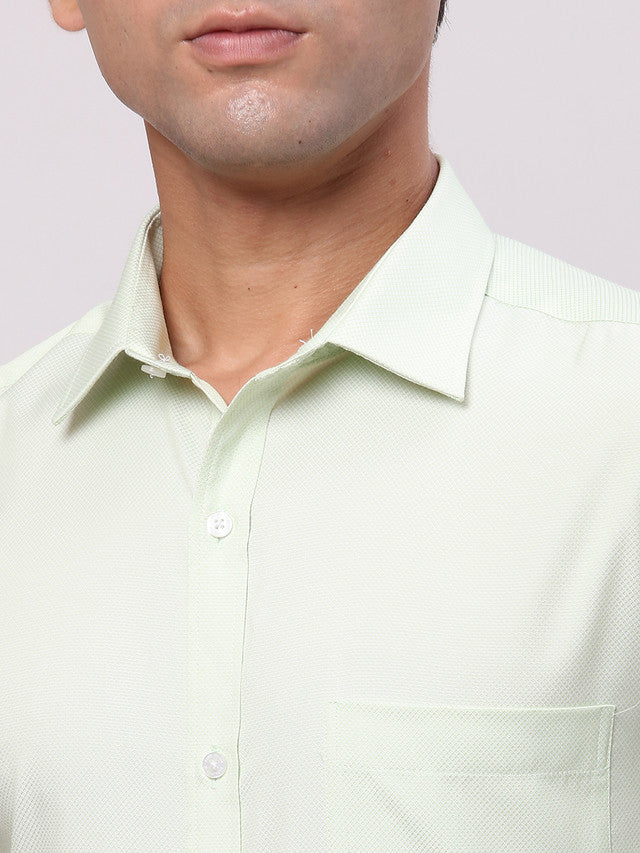 Park Avenue Green Formal Shirt