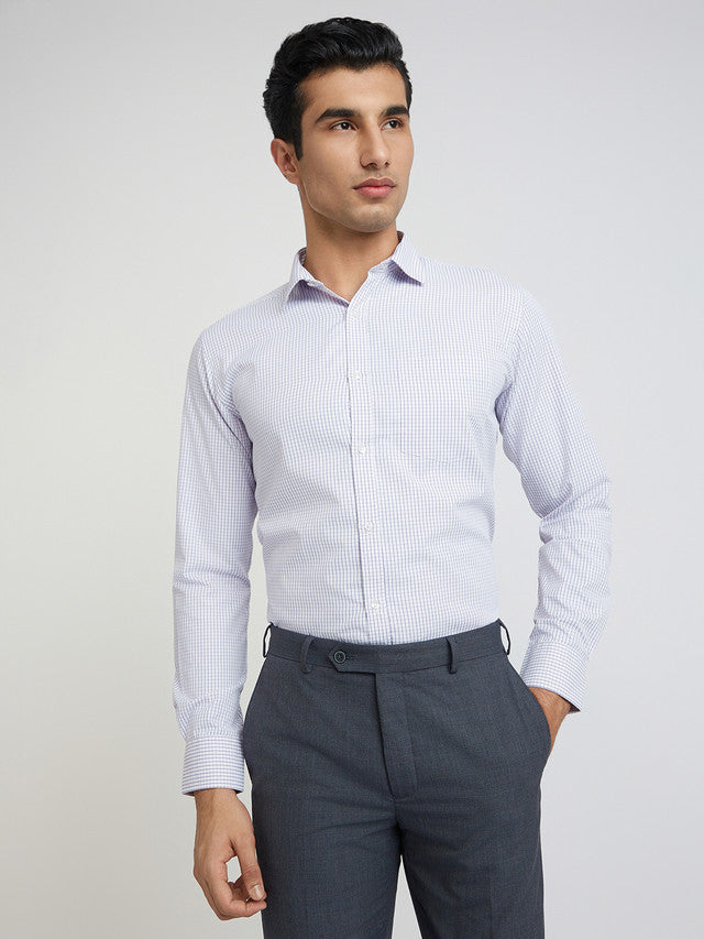 Park Avenue Purple Formal Shirt