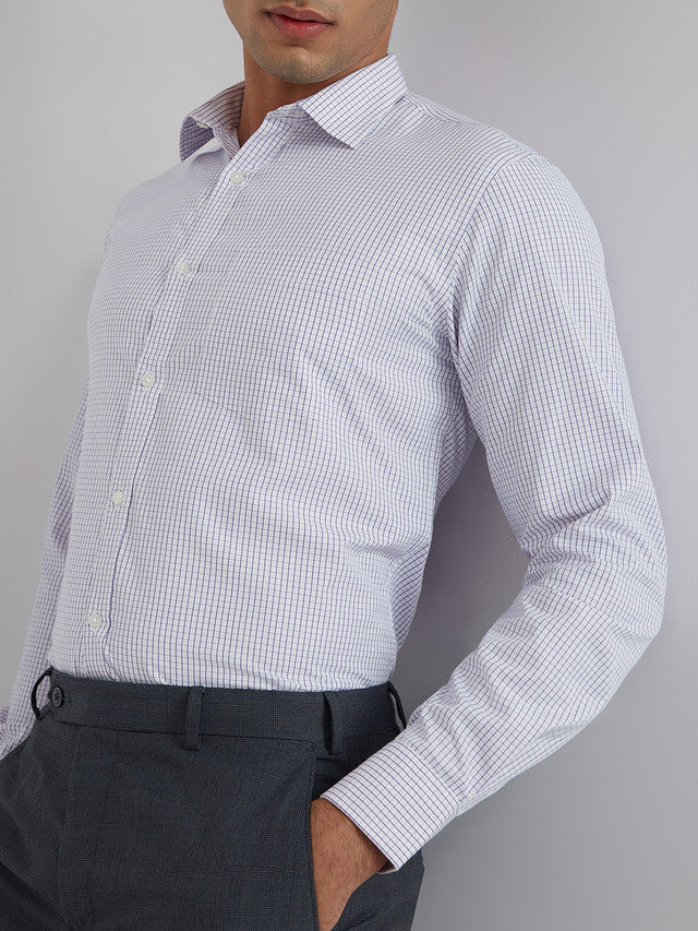 Park Avenue Purple Formal Shirt