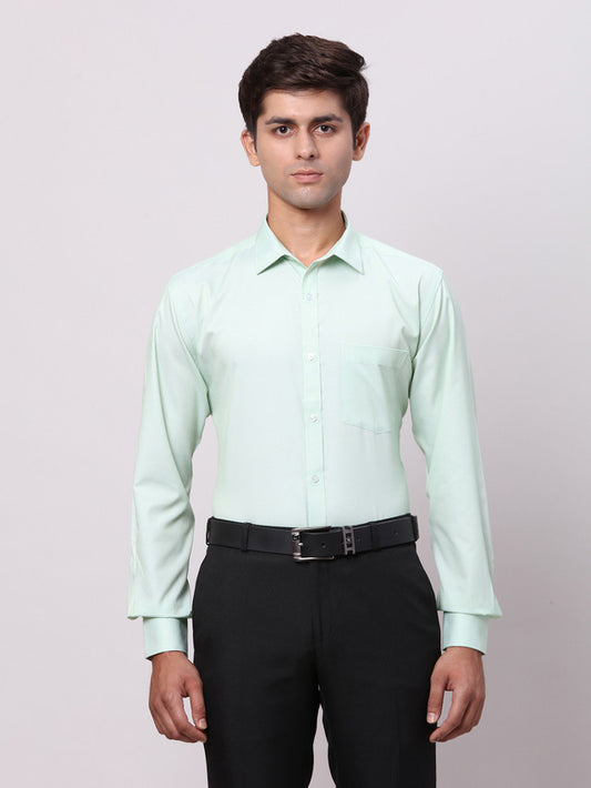 Park Avenue Green Formal Shirt