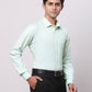 Park Avenue Green Formal Shirt