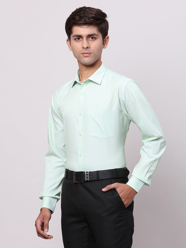 Park Avenue Green Formal Shirt