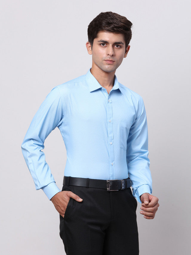 Park Avenue Blue Formal Shirt