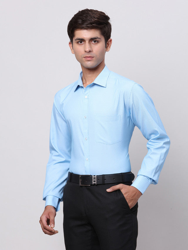 Park Avenue Blue Formal Shirt