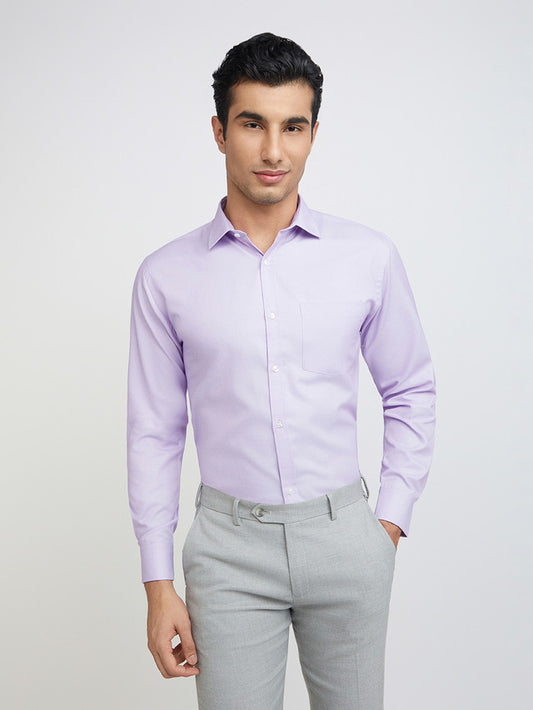 Park Avenue Purple Formal Shirt