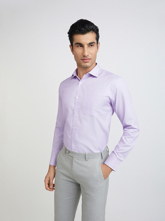 Park Avenue Purple Formal Shirt