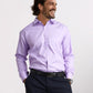 Park Avenue Purple Structure Slim Fit Cotton Blend Formal Shirt