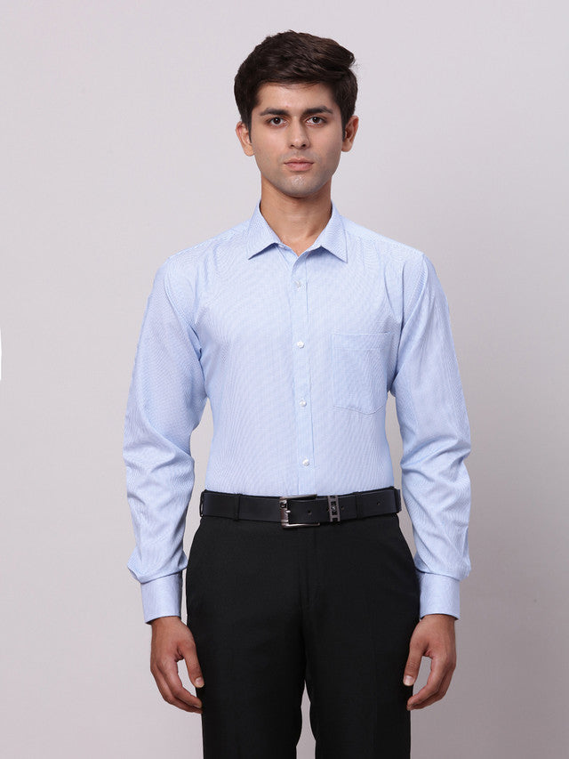 Park Avenue Blue Formal Shirt