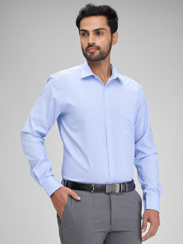 Park Avenue Blue Formal Shirt