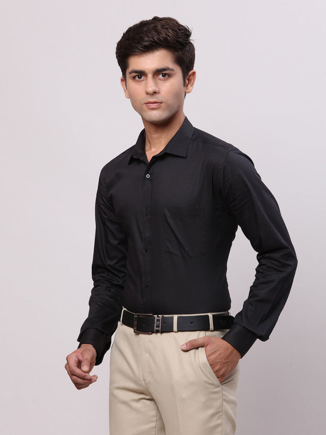 Park Avenue Black Formal Shirt