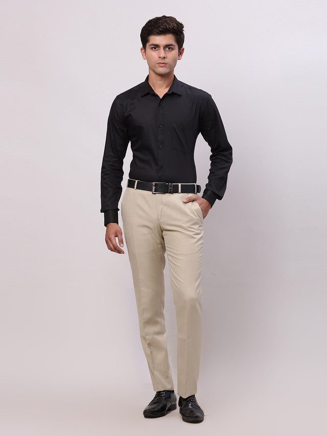 Park Avenue Black Formal Shirt