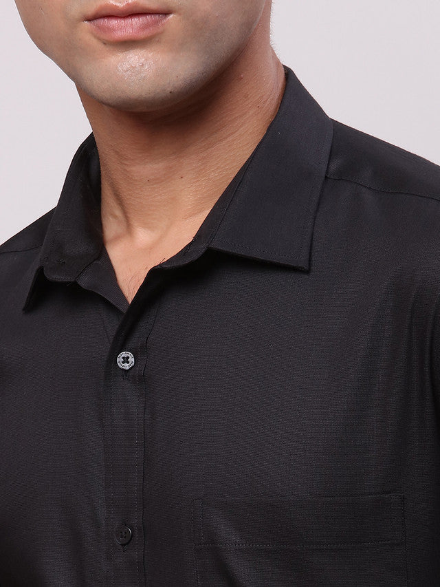 Park Avenue Black Formal Shirt