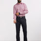 Park Avenue Pink Structure Slim Fit Full Sleeve Cotton Shirt