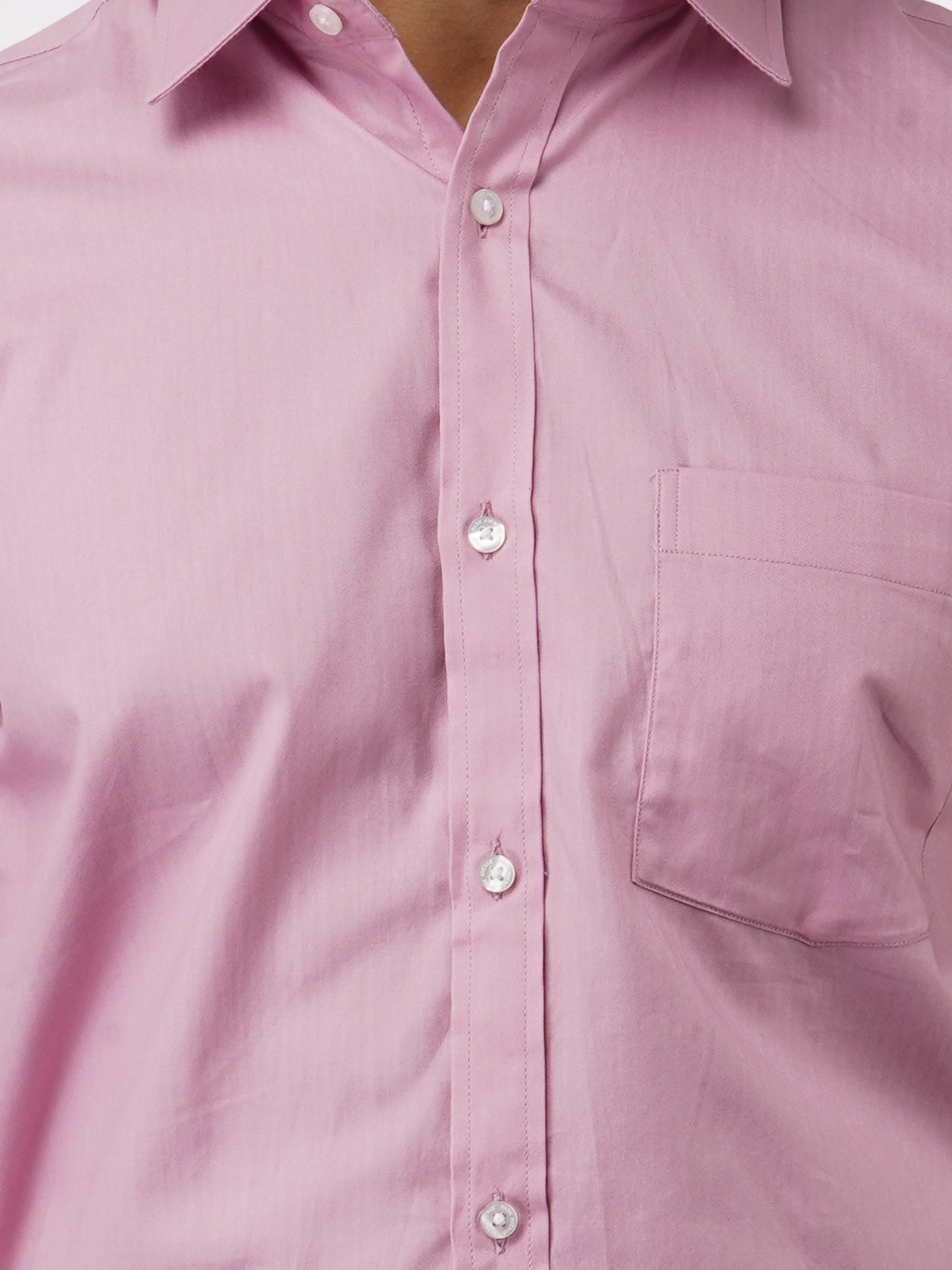 Park Avenue Pink Structure Slim Fit Full Sleeve Cotton Shirt