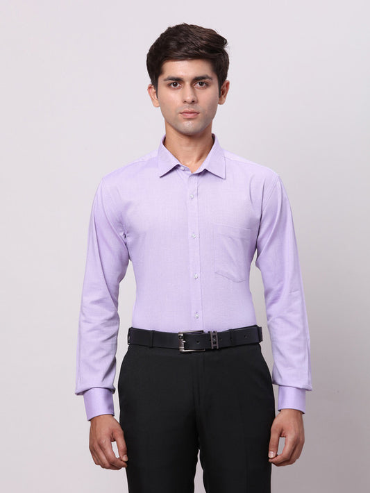 Park Avenue Purple Formal Shirt