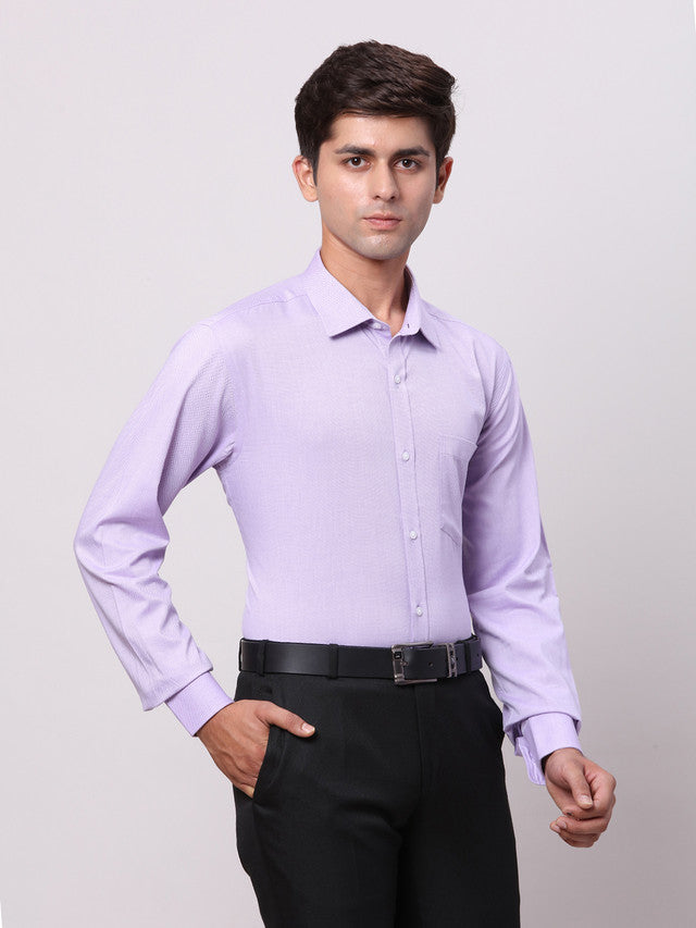 Park Avenue Purple Formal Shirt