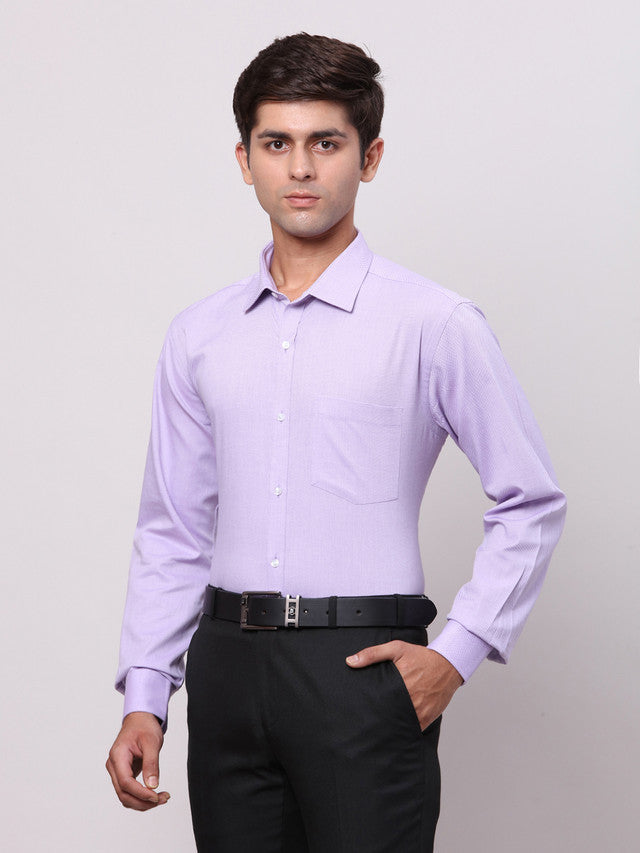 Park Avenue Purple Formal Shirt