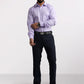 Park Avenue Purple Structure Slim Fit Cotton Formal Shirt