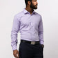 Park Avenue Purple Structure Slim Fit Cotton Formal Shirt