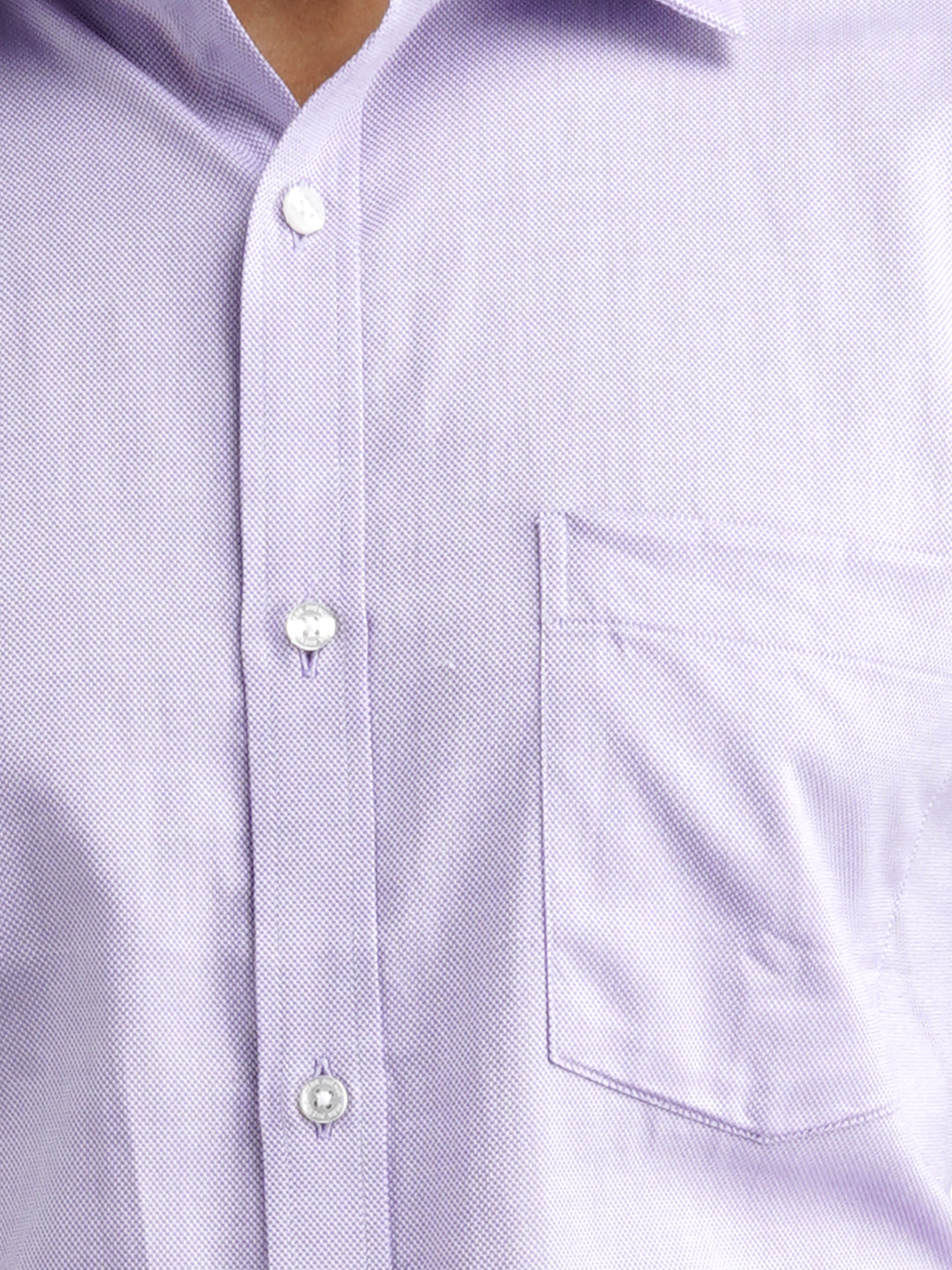 Park Avenue Purple Structure Slim Fit Cotton Formal Shirt