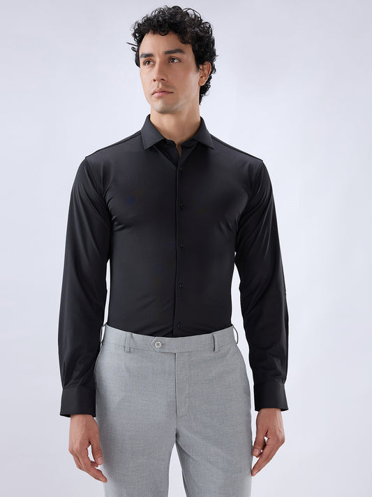 Park Avenue Black Formal Shirt