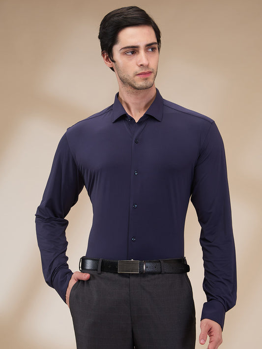 Park Avenue Blue Formal Shirt