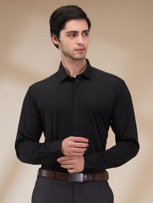 Park Avenue Black Formal Shirt
