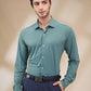 Park Avenue Green Formal Shirt