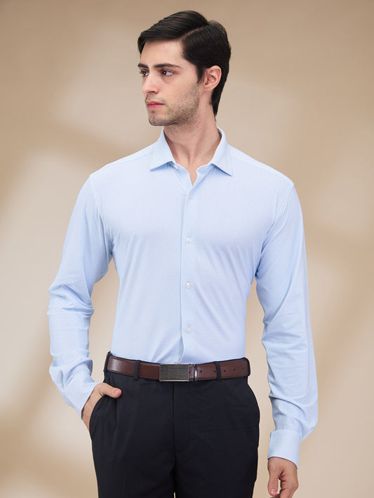 Park Avenue Blue Formal Shirt